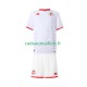 Tunisie Maillot avec flocage Extérieur 2025 ,Tenue Enfant MC