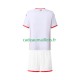 Tunisie Maillot avec flocage Extérieur 2025 ,Tenue Enfant MC
