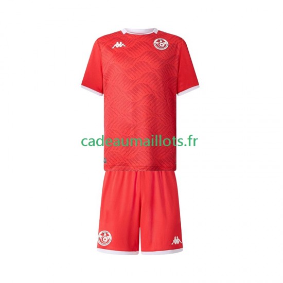 Tunisie Maillot avec flocage Domicile 2025 ,Tenue Enfant MC Tunisie Maillot avec flocage Domicile 2025 ,Tenue Enfant MC