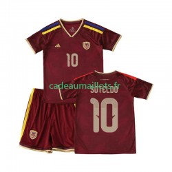 Venezuela Maillot avec flocage Yeferson Soteldo 10 Domicile 2026 ,Tenue Enfant MC