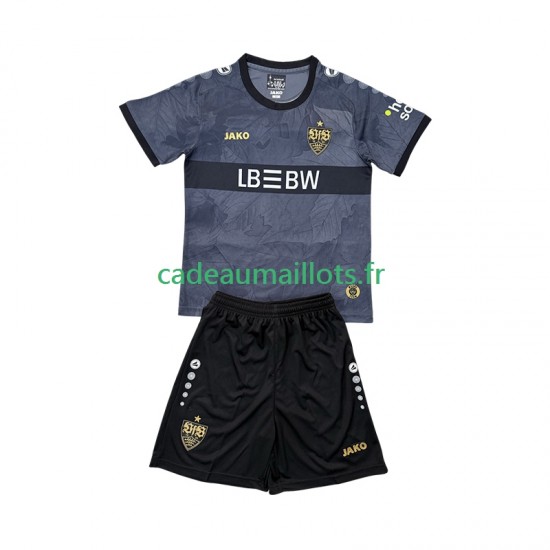 VfB Stuttgart Maillot avec flocage 3ème 2025-2026 ,Tenue Enfant MC