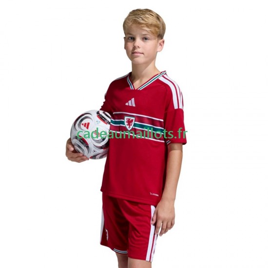 Pays de Galles Maillot avec flocage Domicile 2026 ,Tenue Enfant MC