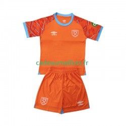 West Ham United Maillot avec flocage Gardien Extérieur 2025-2026 ,Tenue Enfant MC