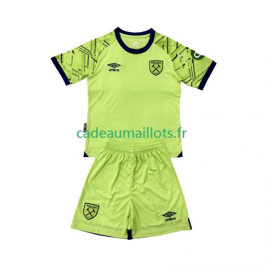 West Ham United Maillot avec flocage Gardien Domicile 2025-2026 ,Tenue Enfant MC