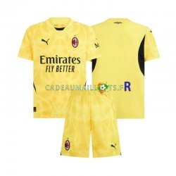 AC Milan Maillot avec flocage Gardien Extérieur 2024-2025 ,Tenue Enfant MC