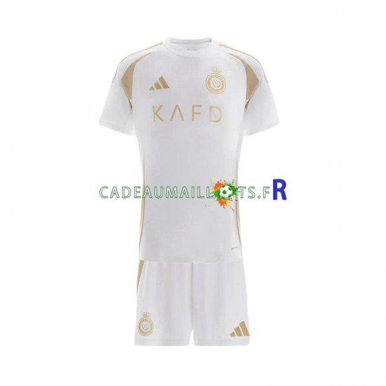 Al-Nassr Maillot avec flocage 3ème 2024-2025 ,Tenue Enfant MC