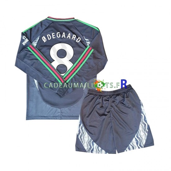 Arsenal Maillot avec flocage Odegaard 8 Extérieur 2024-2025 ,Tenue Enfant ML