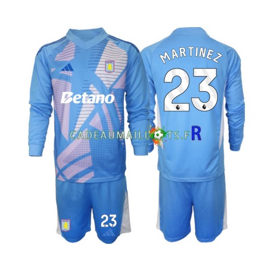 Aston Villa Maillot avec flocage Emiliano Martinez 23 Gardien 3ème 2024-2025 ,Tenue Enfant ML