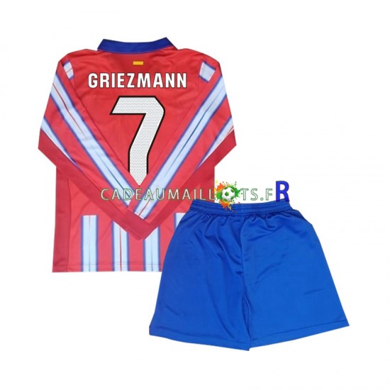 Atlético Madrid Maillot avec flocage Antoine Griezmann 7 Domicile 2024-2025 ,Tenue Enfant ML