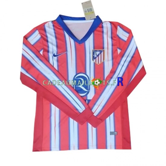 Atlético Madrid Maillot avec flocage Domicile 2024-2025 ,Homme ML