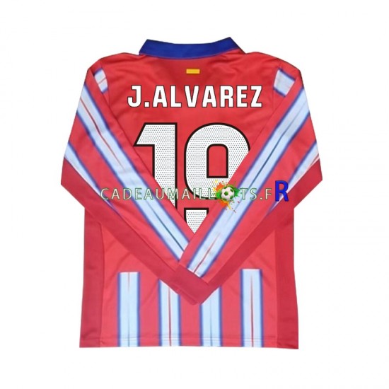 Atlético Madrid Maillot avec flocage Julian Alvarez 19 Domicile 2024-2025 ,Homme ML