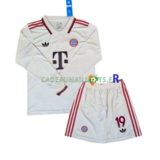 Bayern Munich Maillot avec flocage Davies 19 3ème 2024-2025 ,Tenue Enfant ML