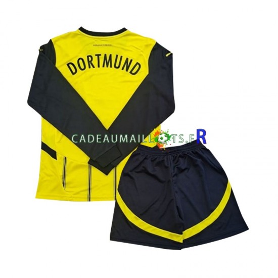 Borussia Dortmund Maillot avec flocage Domicile 2024-2025 ,Tenue Enfant ML