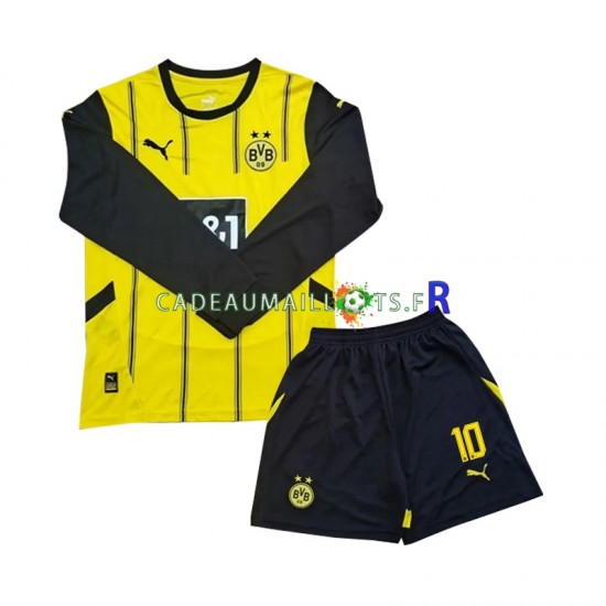 Borussia Dortmund Maillot avec flocage Julian Brandt 10 Domicile 2024-2025 ,Tenue Enfant ML