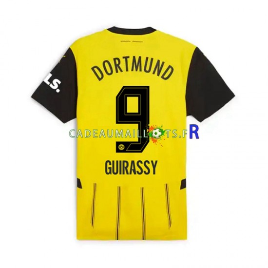 Borussia Dortmund Maillot avec flocage Serhou Guirassy 9 Domicile 2024-2025 ,Homme MC