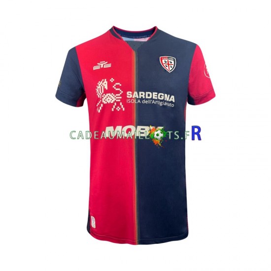 Cagliari Maillot avec flocage Domicile 2024-2025 ,Homme MC