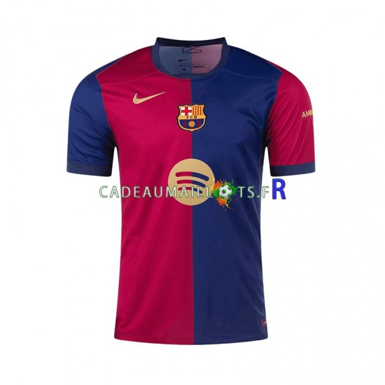 FC Barcelone Maillot avec flocage F. DE JONG 21 Domicile 2024-2025 ,Homme MC