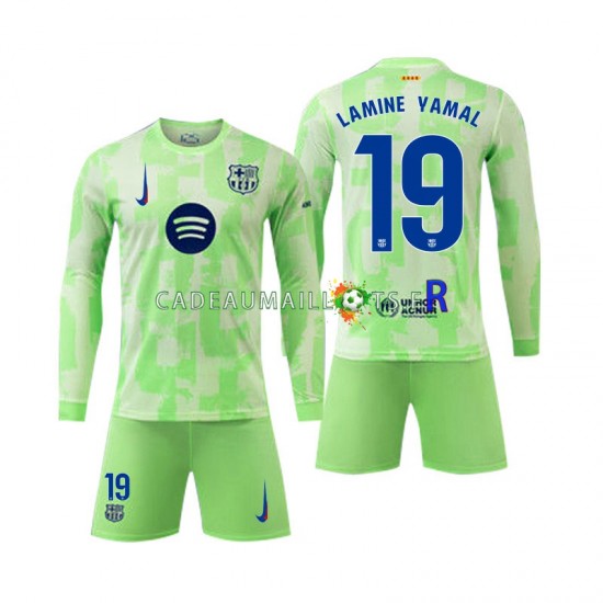 FC Barcelone Maillot avec flocage Lamine Yamal 19 3ème 2024-2025 ,Tenue Enfant ML