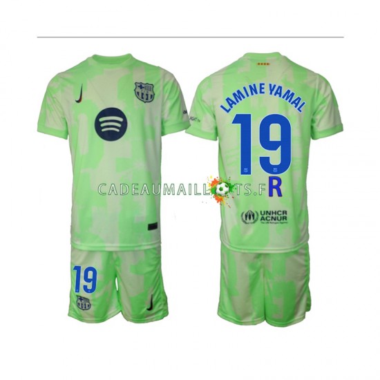 FC Barcelone Maillot avec flocage Lamine Yamal 19 3ème 2024-2025 ,Tenue Enfant MC