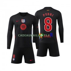 FC Barcelone Maillot avec flocage Pedri 8 Extérieur 2024-2025 ,Tenue Enfant ML FC Barcelone Maillot avec flocage Pedri 8 Extérieur 2024-2025 ,Tenue Enfant ML