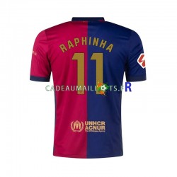 FC Barcelone Maillot avec flocage RAPHINHA 11 Domicile 2024-2025 ,Homme MC