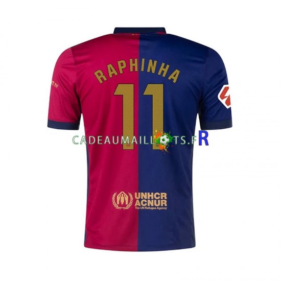 FC Barcelone Maillot avec flocage RAPHINHA 11 Domicile 2024-2025 ,Homme MC