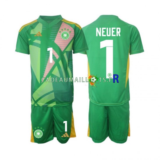 Allemagne Maillot avec flocage Manuel Neuer 1 Gardien 3ème 2024-2025 ,Tenue Enfant MC