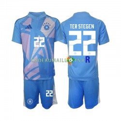 Allemagne Maillot avec flocage Ter Stegen 22 Gardien 4ème 2024-2025 ,Tenue Enfant MC Allemagne Maillot avec flocage Ter Stegen 22 Gardien 4ème 2024-2025 ,Tenue Enfant MC