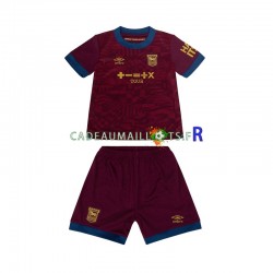 Maillot avec flocage Ipswich Town Extérieur 2024-2025 ,Tenue Enfant MC