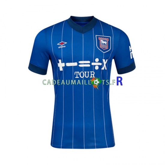 Maillot avec flocage Ipswich Town Domicile 2024-2025 ,Homme MC