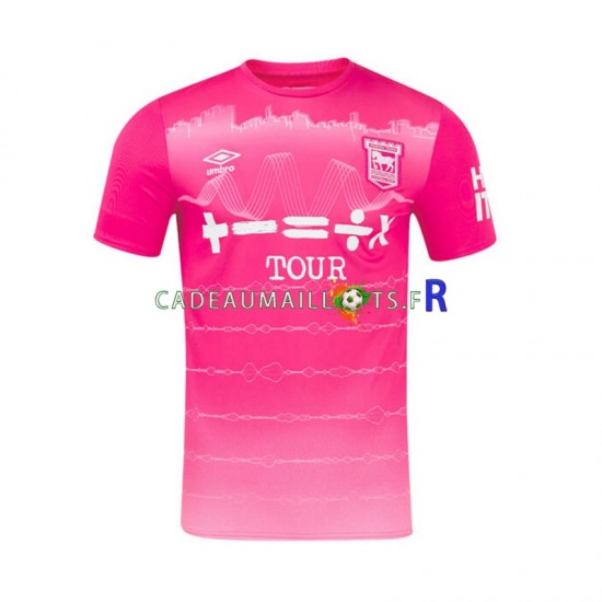 Maillot avec flocage Ipswich Town 3ème 2024-2025 ,Homme MC