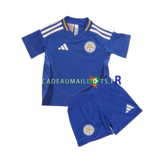 Leicester City Maillot avec flocage Domicile 2024-2025 ,Tenue Enfant MC