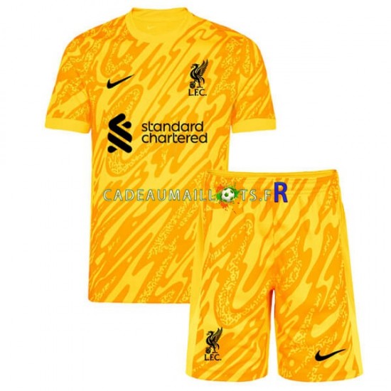 Liverpool Maillot avec flocage Gardien 4ème 2024-2025 ,Tenue Enfant MC