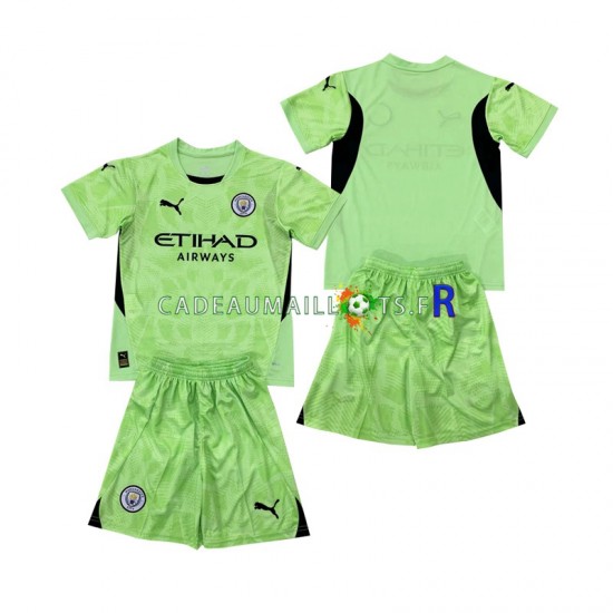 Manchester City Maillot avec flocage 2 Gardien 4ème 2024-2025 ,Tenue Enfant MC