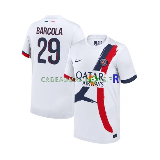 Paris Saint-Germain Maillot avec flocage Bradley Barcola 29 Extérieur 2024-2025 ,Homme MC