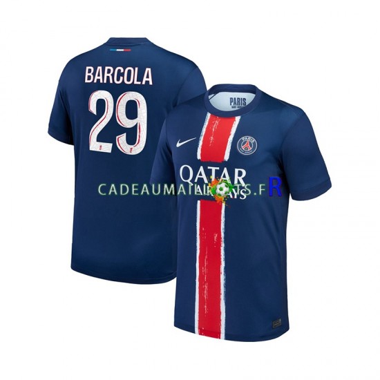 Paris Saint-Germain Maillot avec flocage Bradley Barcola 29 Domicile 2024-2025 ,Homme MC