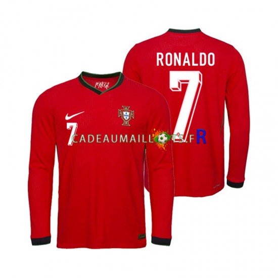 Portugal Maillot avec flocage Ronaldo 7 Domicile Euro 2024 ,Homme ML