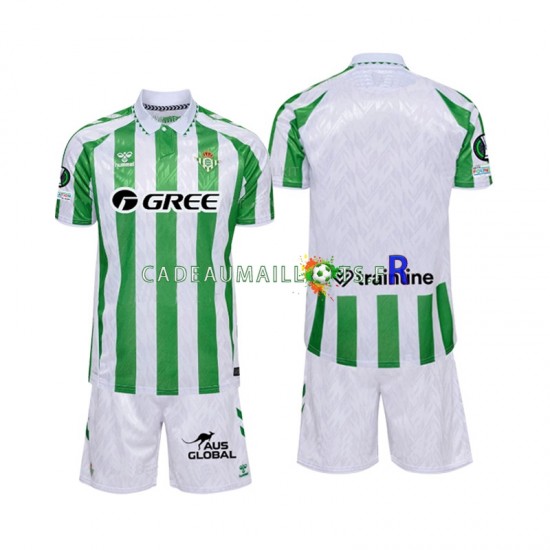 Real Betis Maillot avec flocage Domicile 2024-2025 ,Tenue Enfant MC