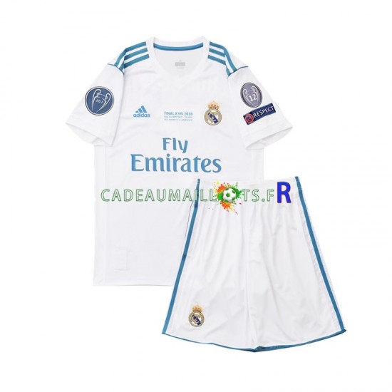 Real Madrid Maillot avec flocage Rétro Domicile 2017 ,Tenue Enfant MC