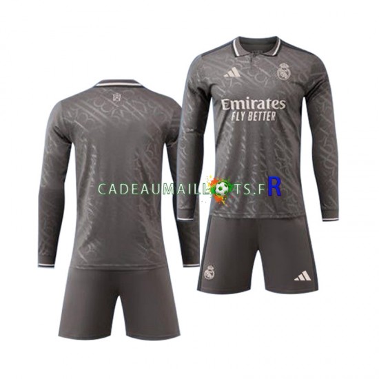 Real Madrid Maillot avec flocage 3ème 2024-2025 ,Tenue Enfant ML