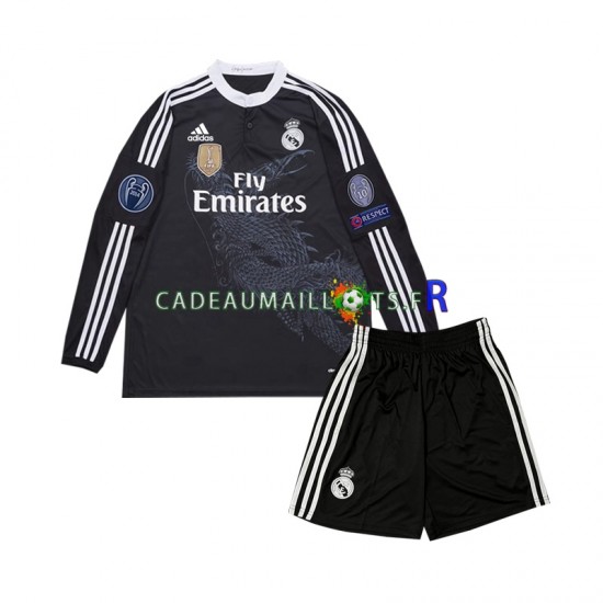 Real Madrid Maillot avec flocage Rétro 3ème 2014 ,Tenue Enfant ML