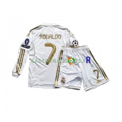 Real Madrid Maillot avec flocage Cristiano Ronaldo 7 Domicile 2011 ,Tenue Enfant ML
