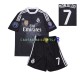 Real Madrid Maillot avec flocage Cristiano Ronaldo 7 Rétro 3ème 2014 ,Tenue Enfant MC