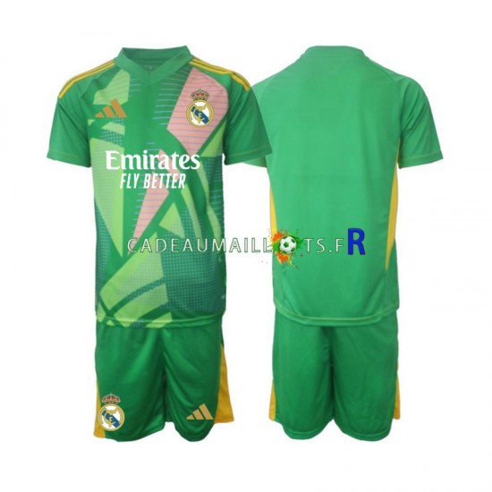 Real Madrid Maillot avec flocage Gardien 3ème 2024-2025 ,Tenue Enfant MC