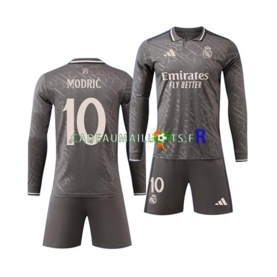 Real Madrid Maillot avec flocage Modrić Luka 10 3ème 2024-2025 ,Tenue Enfant ML