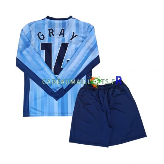 Maillot avec flocage Tottenham Spurs Gray 14 Extérieur 2024-2025 ,Tenue Enfant ML Maillot avec flocage Tottenham Spurs Gray 14 Extérieur 2024-2025 ,Tenue Enfant ML