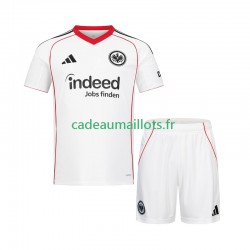 Eintracht Frankfurt Maillot avec flocage Extérieur 2025-2026 ,Tenue Enfant MC