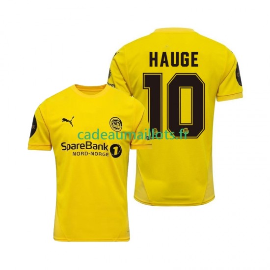 FK Bodø/Glimt Maillot avec flocage Jens Petter Hauge 10 Domicile 2025 ,Homme MC