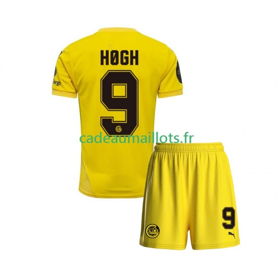 FK Bodø/Glimt Maillot avec flocage Kasper Hogh 9 Domicile 2025 ,Tenue Enfant MC