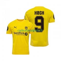 FK Bodø/Glimt Maillot avec flocage Kasper Hogh 9 Domicile 2025 ,Homme MC